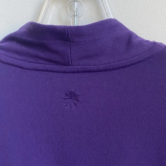 Athleta Long Sleeve Wrap Dress Purple S NWOT KK50 - Picture 3 of 9